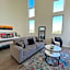 Downtown Los Angeles Skyline balcony view Modern Penthouse