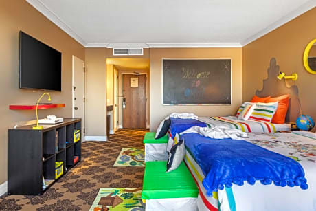 Kids Sensory Suite Child Room 2 Queen Beds Component