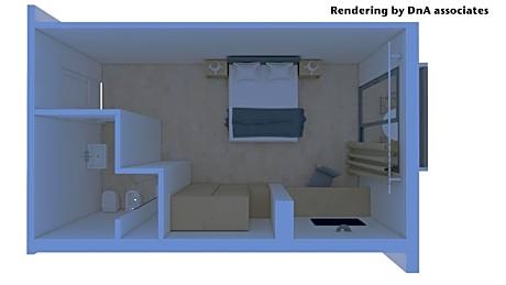 Double or Twin Room with Partial Sea View