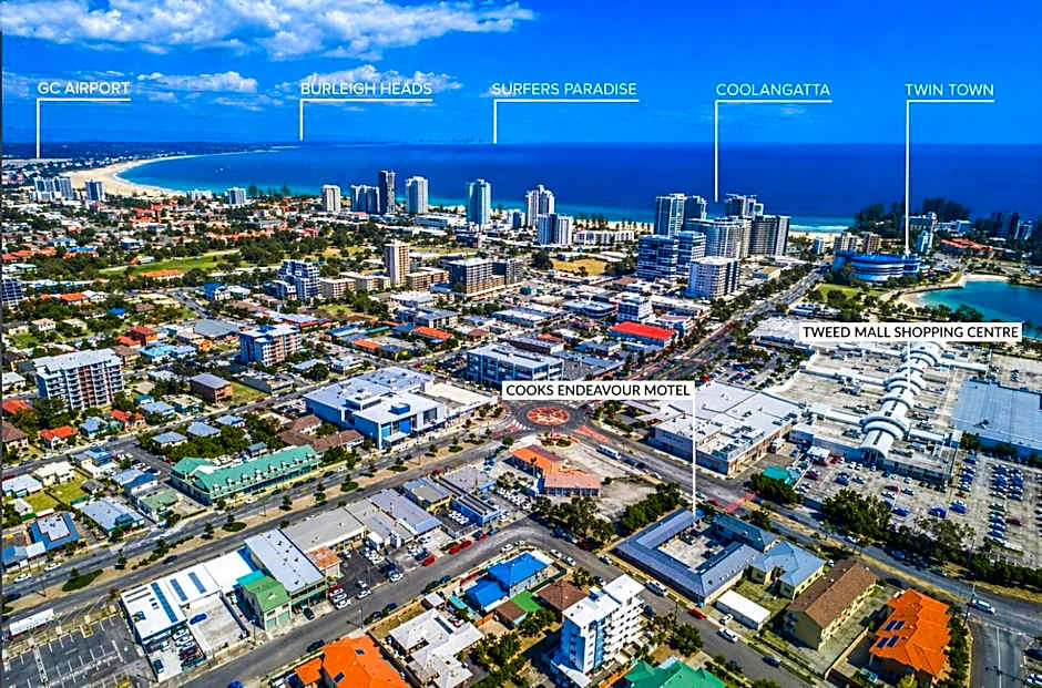 Cooks Endeavour Motor Inn - Near beach & Gold Coast Airport
