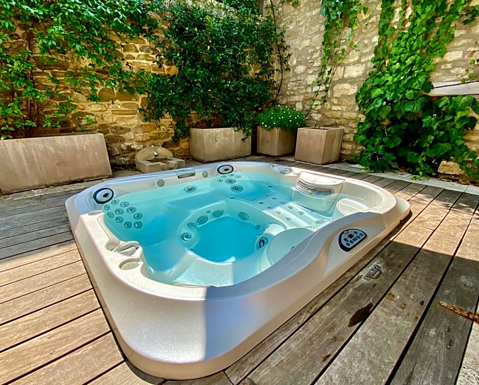 La Maison des Vendangeurs - TABLE D'HÔTES - Jacuzzi - Balnéo SPA - ACCES Piscine pour chambre Grafitti et chambre La Tour