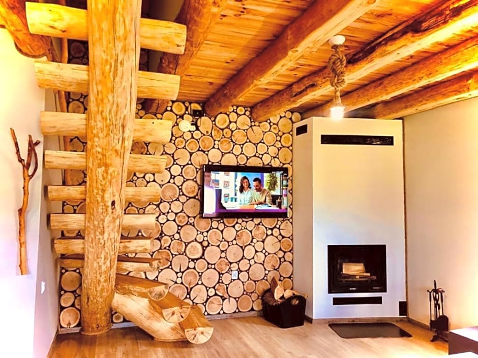 Domek Eden 1 Kaszuby balia sauna alpaki mini zoo