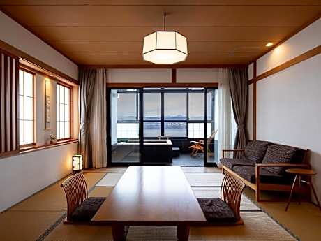 Twin Suite with Tatami Area and Hot Spring Bath - 2F