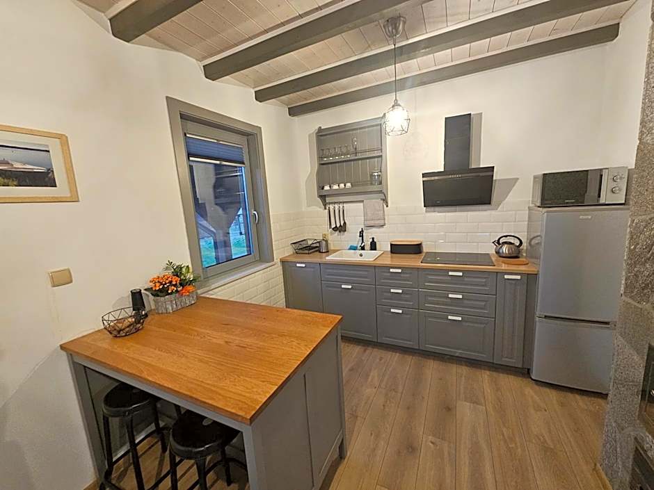 MILOCHÓWKA - dom drewniany bliźniak