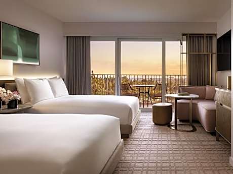 Deluxe Room with Two Double Beds and Balcony - View