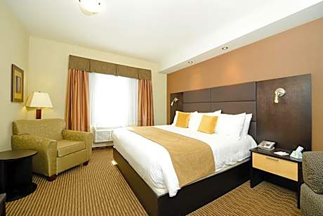 1 King Bed Non-Smoking Sofabed Microwave And Refrigerator