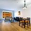 Private apartment with 2 bedrooms, 2 bathrooms, living area, laundry included