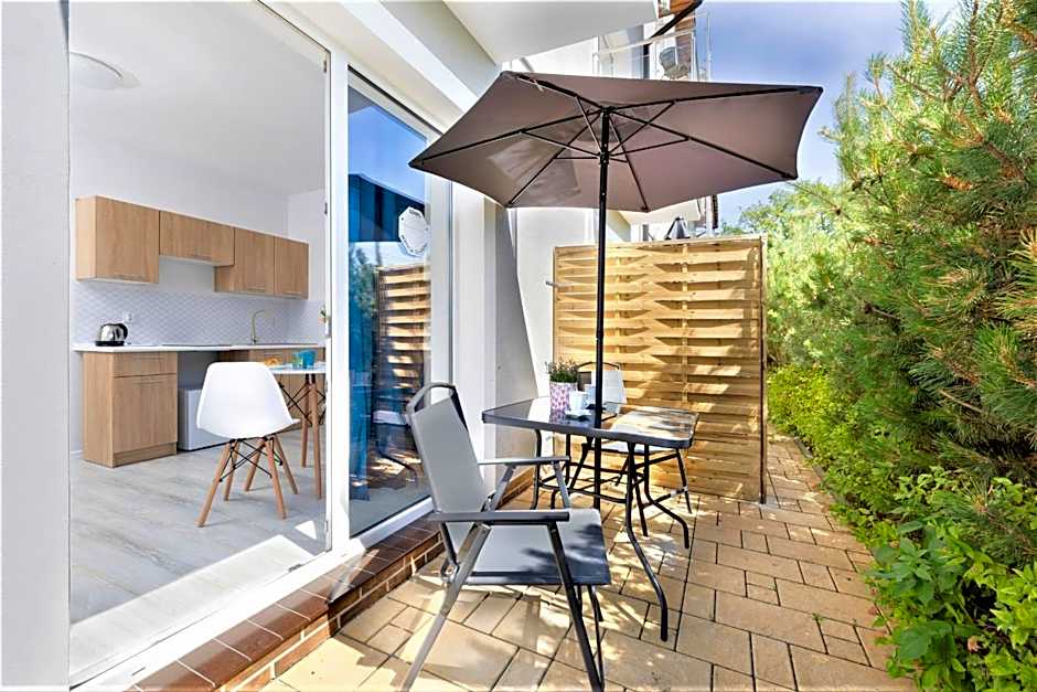 Apartament 01, Rodzinny z Tarasem, Grzybowo Centrum - Nadmorska 26