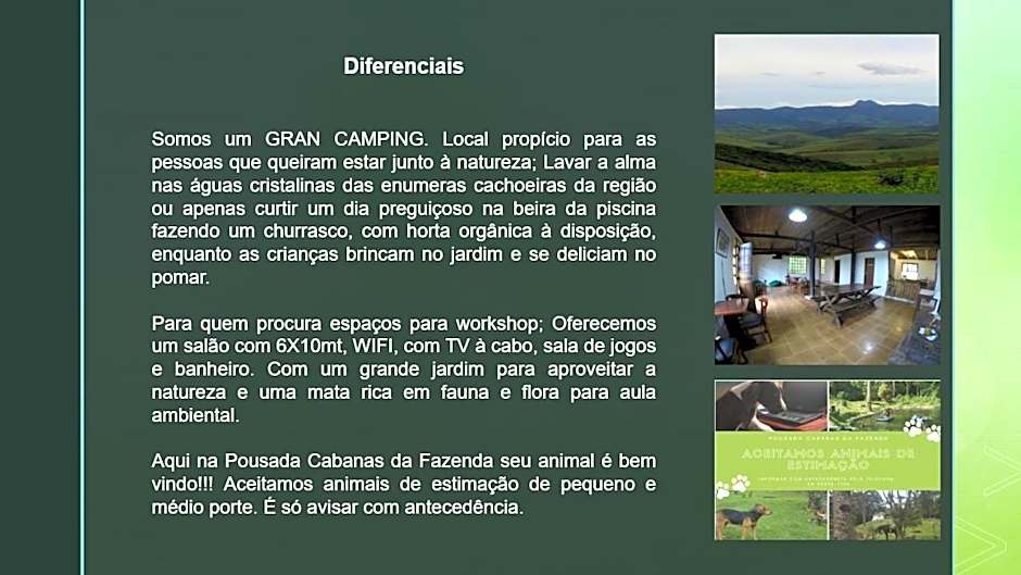 Cabanas da Fazenda