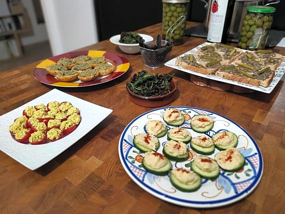 Chambres d'Hôtes et Table d'Hôte Vegan Les Jardins de la Meyne