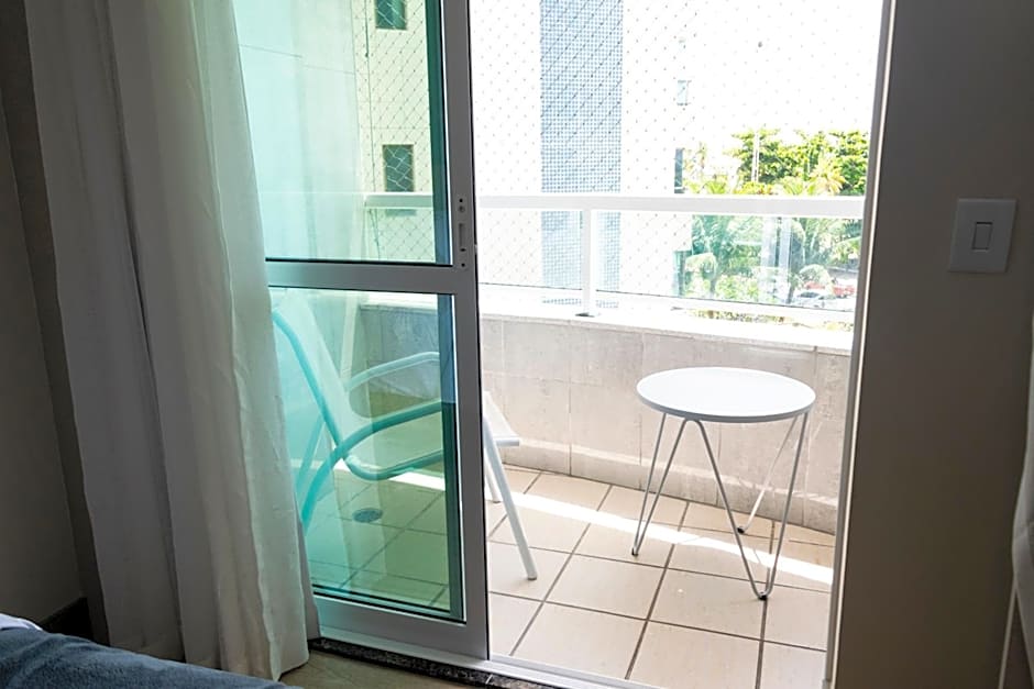 2703 Flat Beira Mar Av Boa Viagem com Cozinha