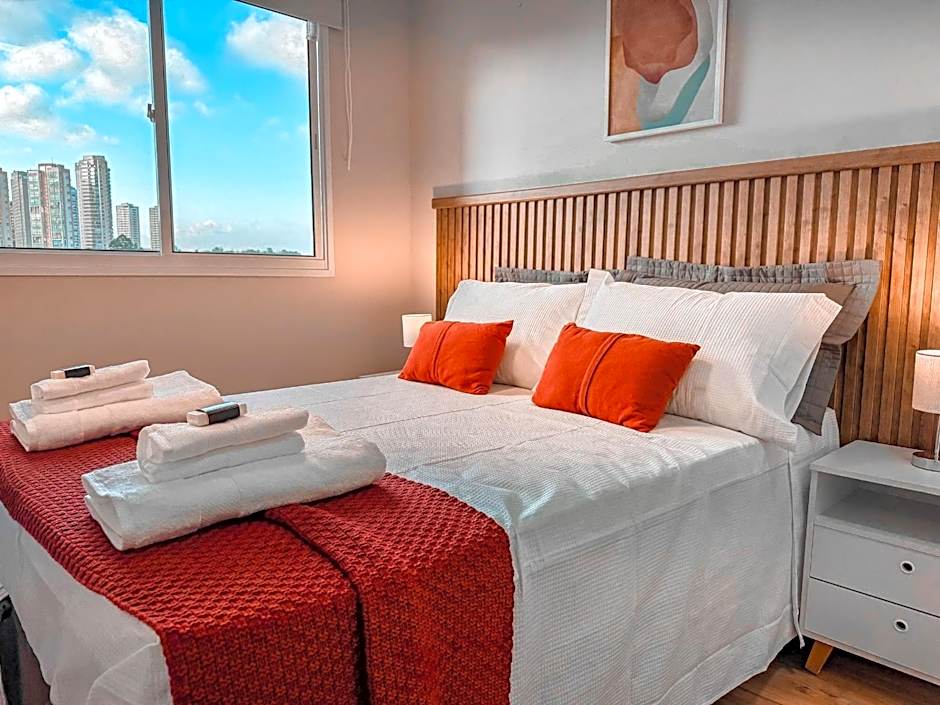 RStar- Modern 1 Bedroom Apartment in Chac. Sto Antônio, 5 minutes from João Dias Station, Vibra, Nestlé and Burle Max Park