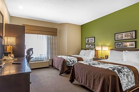 2 Double Beds, Smoking