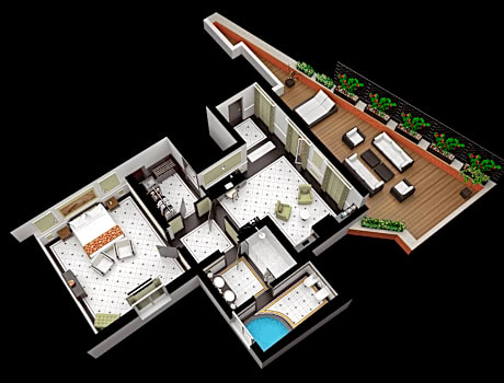 Margherita Suite with Terrace