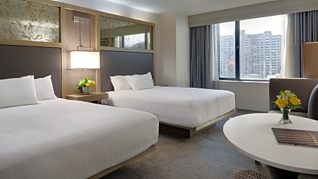 Queen Room with Two Queen Beds and City View