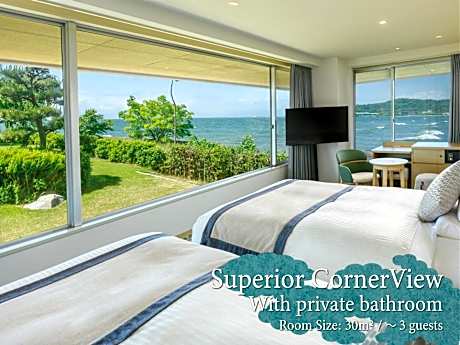 Superior Corner View Room (With Private Bath)