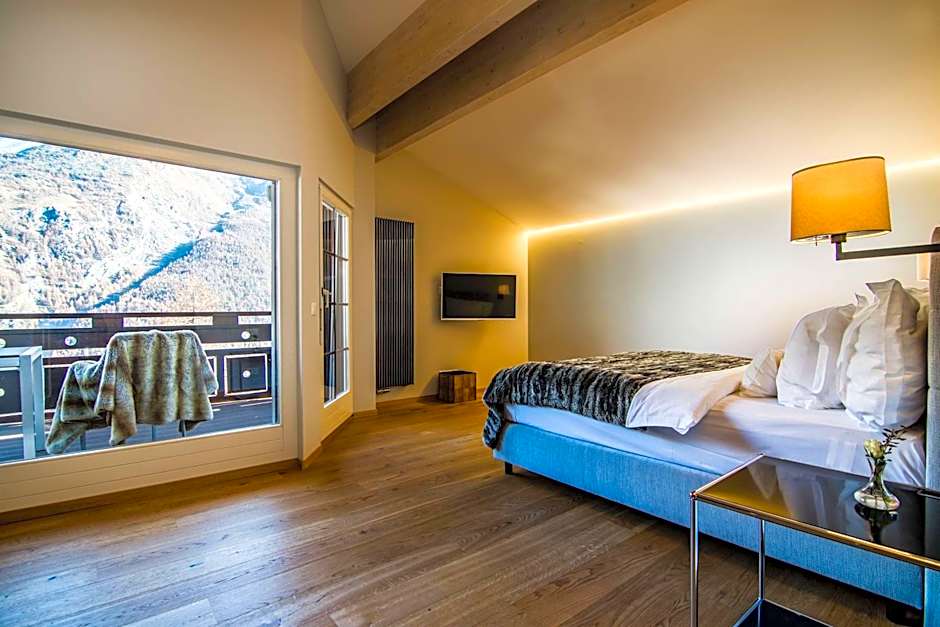 Waldhotel Fletschhorn Private Whole Hotel in Saas-Fee 360 Alpine Views & Sauna