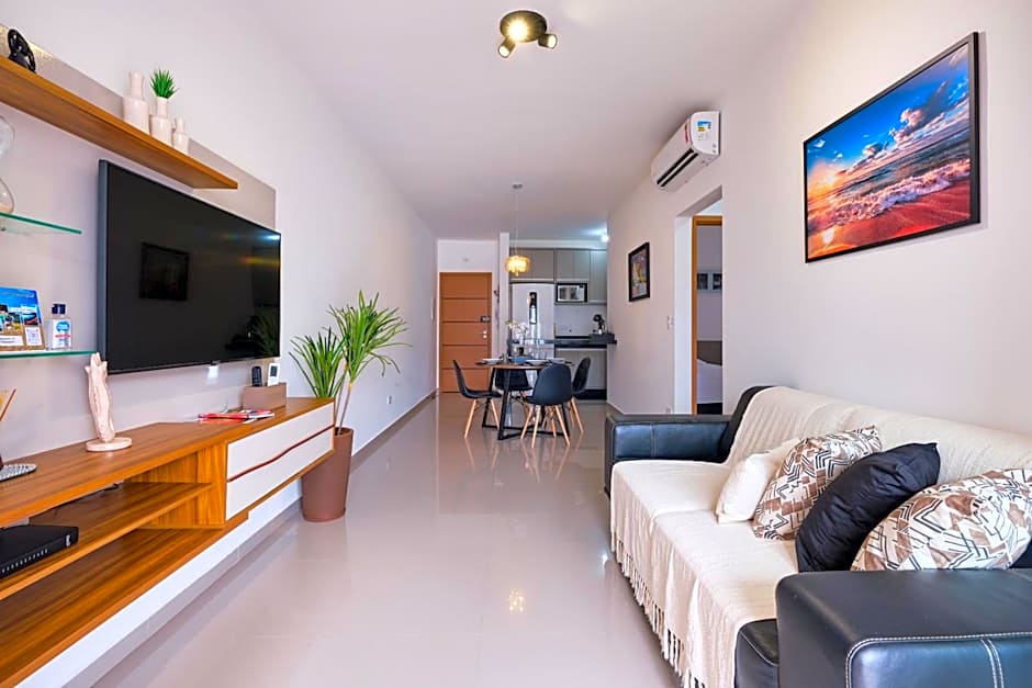 2 QUARTOS com Churrasqueira na Varanda, Piscina, Garagem interna, WiFi 500mbps, Ar Condicionado e Telas de Proteção