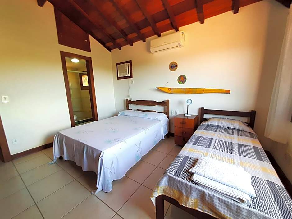 3Suítes, piscina e vista do mar em condomínio pé na areia - pátio compartilhado