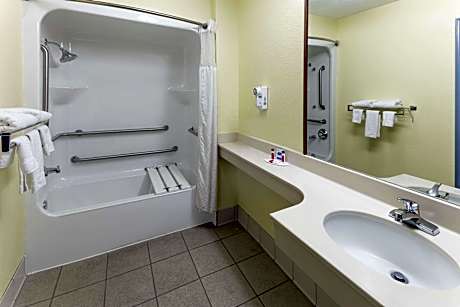 1 King Bed Mobility Accessible Room Non-Smoking