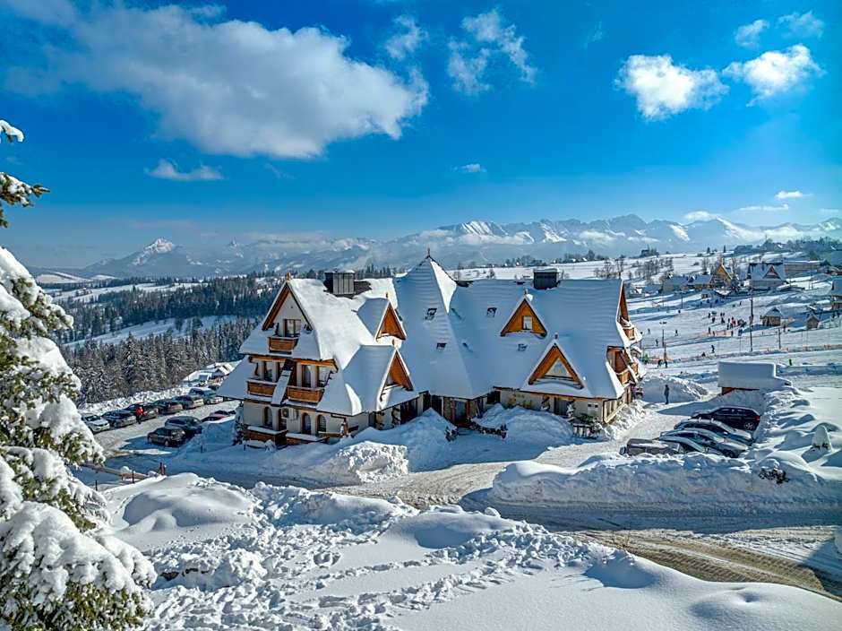 Hotel REDYK Ski&Relax - narty i widok na góry na wyciągnięcie ręki