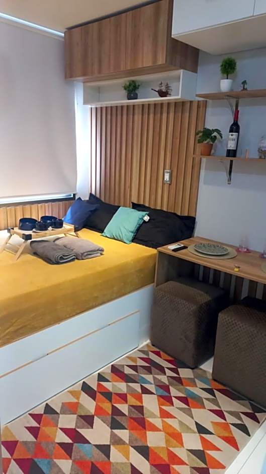 Studio aconchegante em frente a praia