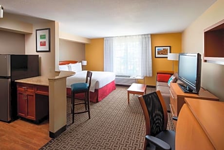Queen Studio with Sofa Bed and Roll-in Shower - Mobility and Hearing Accessible