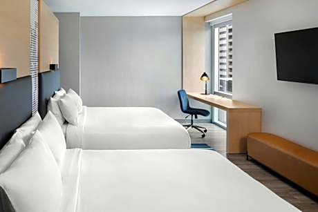 Queen Room with Two Queen Beds and Roll-in Shower - Mobility Accessible