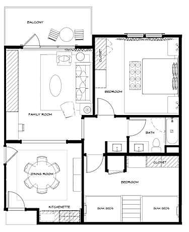 Family Suite with Balcony