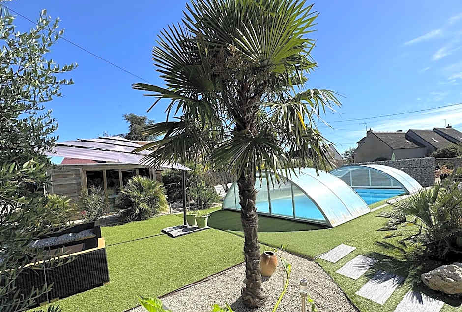 Gîte La Belle Aventure avec piscine et jacuzzi