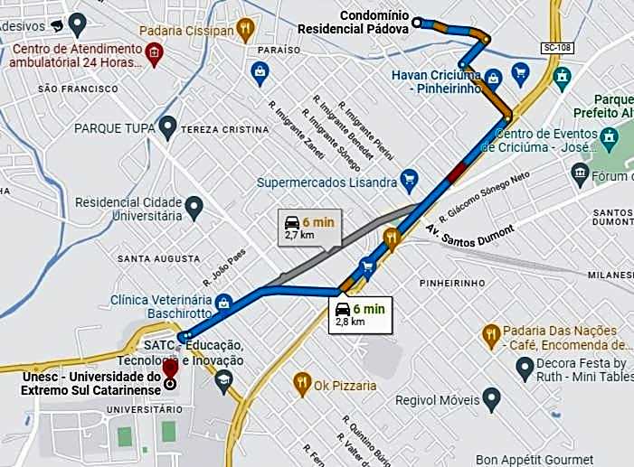 Apartamento TOP CLIMATIZADO em CRICIÚMA-SC - ótimo CUSTO-BENEFÍCIO - Cozinha completa - Cama Box - WiFI - Smart TV - Apps YouTube - NetFlix - Prime Vídeo - Garagem coberta - Portaria Digital 24h - Lugar sossegado e arborizado - Acomoda até 5 pessoas