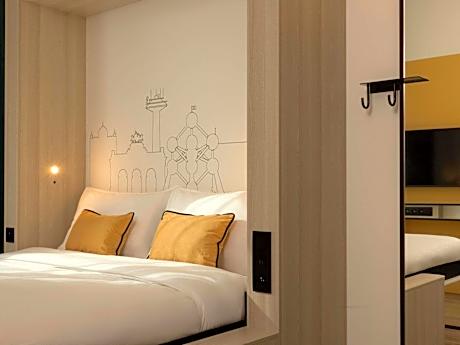 Studio with One Double Bed