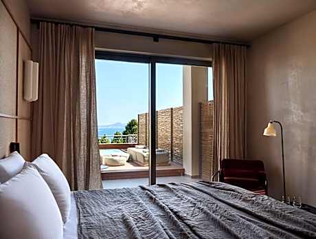 Double Room in Bungalow Sea View with Outdoor Mini Pool Hydromassage