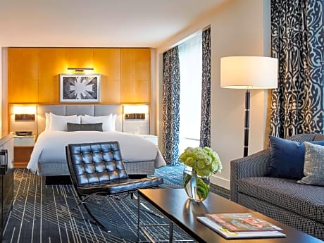 Junior King Suite with Sofa Bed and Accessible Tub