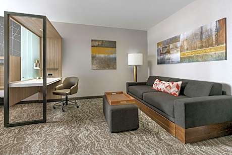 King Suite with Roll-In Shower and Trundle Sofa - Mobility Access/Hearing Accessible