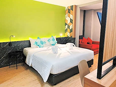 Family Room with Kitchen