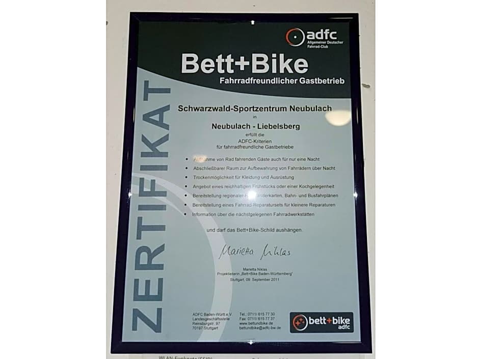 Schwarzwald Sportzentrum Neubulach