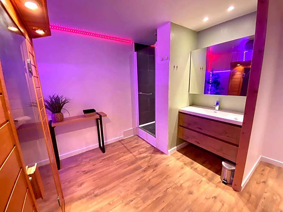 COSY & SPA Appartement Luxe JACUZZI SAUNA Suite Cristal