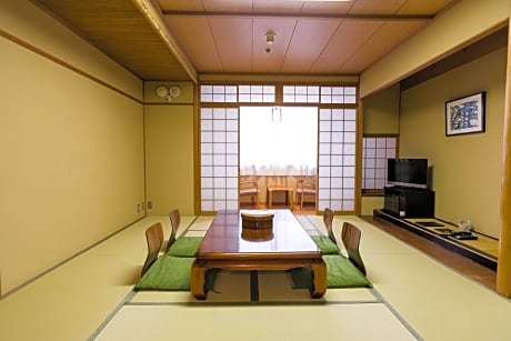 Japanese-Style Room (10 tatami) without bath, with toilet - Non-Smoking - Kobe Beef Sukiyaki Dinner Included