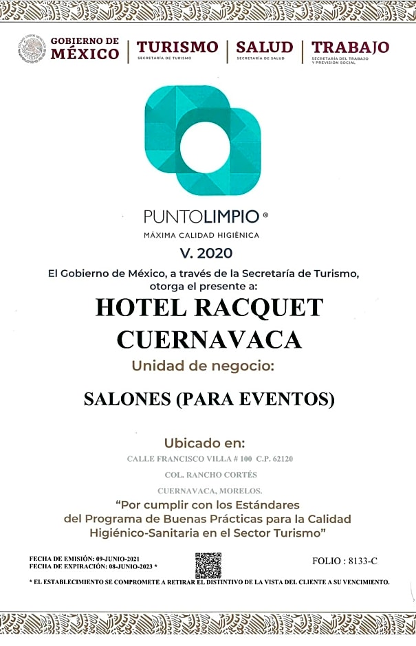 Hotel Racquet Cuernavaca