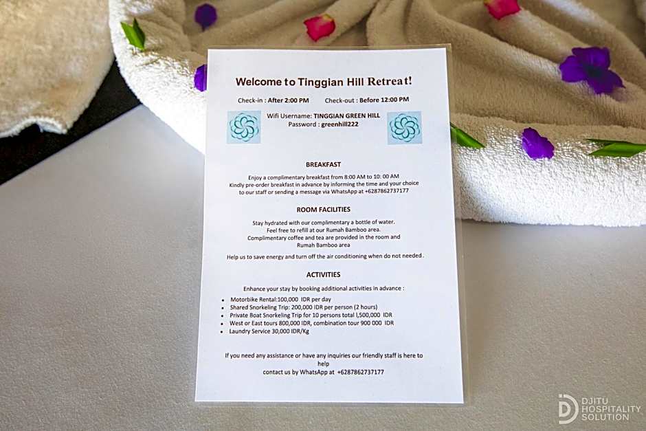 Tinggian Hill Retreat