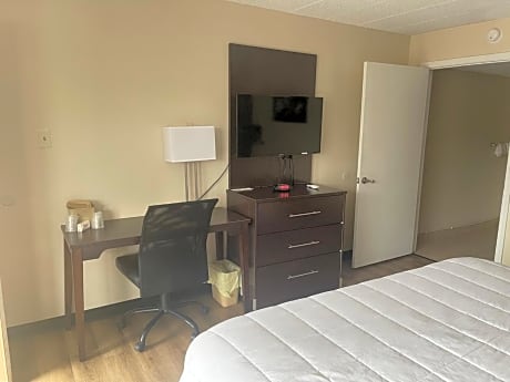 Standard Queen Room Disability Access Roll-In Shower Non-Smoking