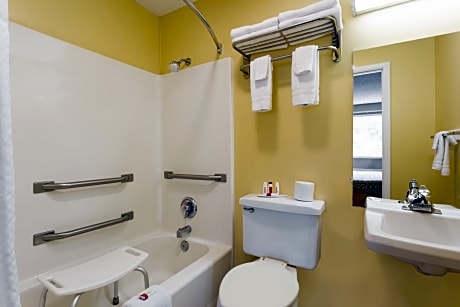 1 King Bed Mobility Accessible Room Non-Smoking