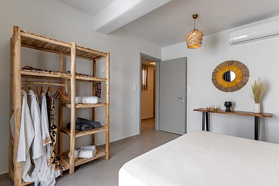 Lemonia Suites with outdoor BBQ area