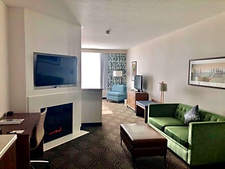 Suite-1 King Bed, Mobility Accessible, Communication Assistance, Roll In Shower, Whirlpool, Non-Smok