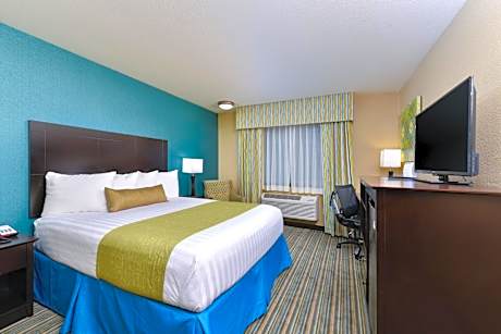 Queen Room with Roll-In Shower - Mobility Accessible/Non-Smoking