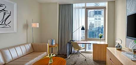 King Suite with Times Square View and Accessible Shower