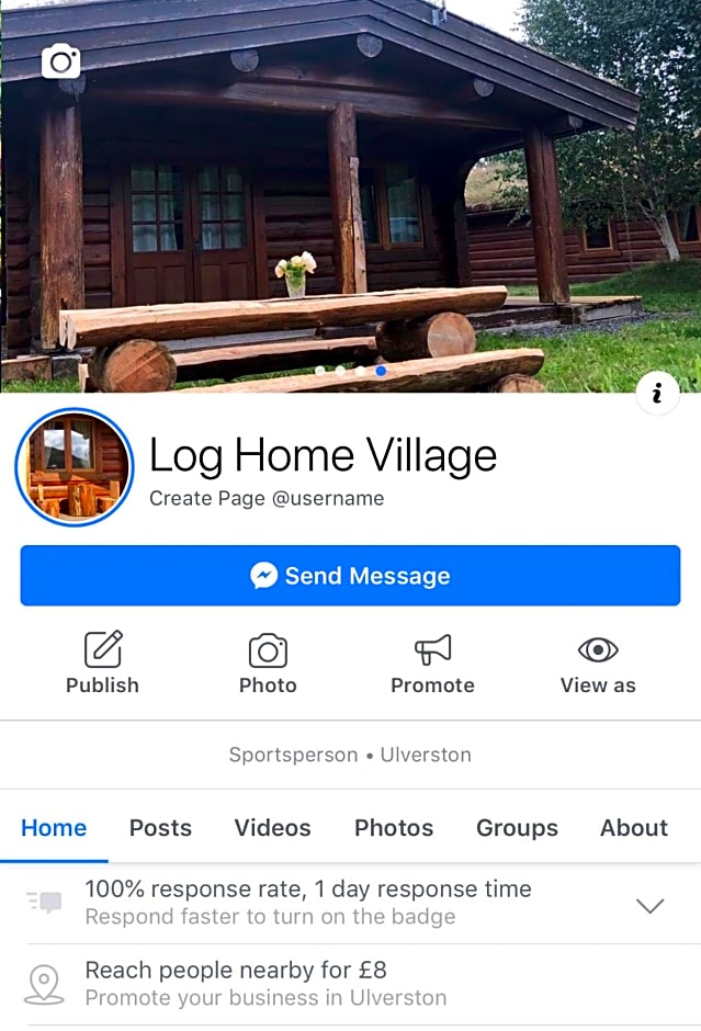 Log home village