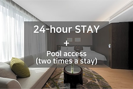 Special Promotion Junior Suite Family Twin - 14:00 Check-In and Check-Out, 2 Swimming Pool Tickets