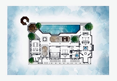 Devasom Sky Villa Two-Bedroom Oceanfront Penthouse